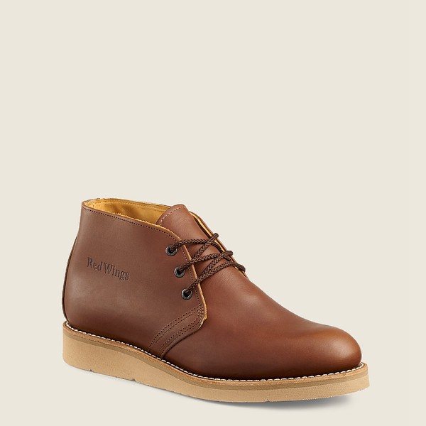 Botas de Trabajo Red Wing Hombre Marrom - Traction Tred - Chukka Soft Toe - 704-SBXDLY